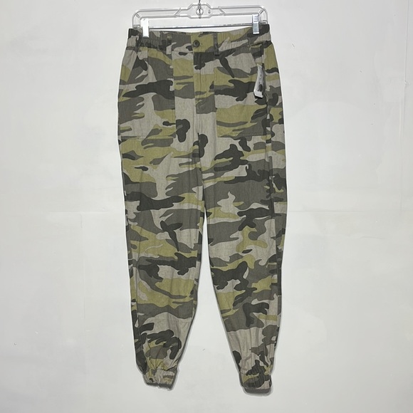 NEW Pacsun PS/LA Khaki Camo Joggers Size Medium - Picture 2 of 10